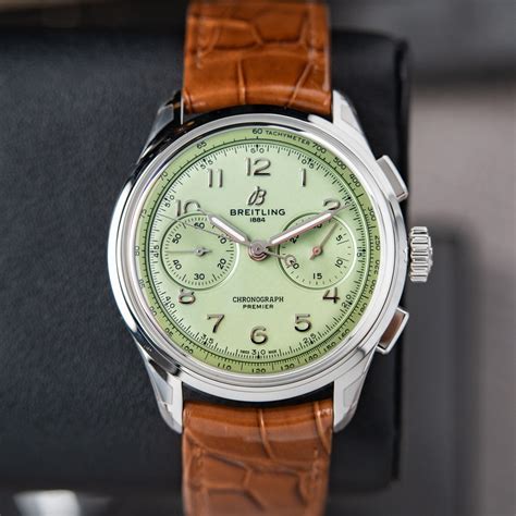 pistachio dial watch